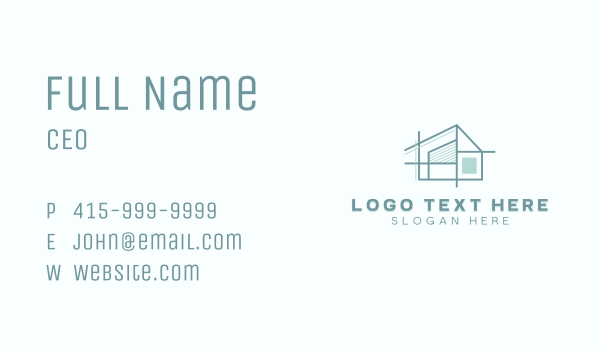 Property Construction Architect Business Card Design Image Preview