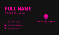 Tech Startup Application Business Card Image Preview