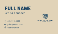 Quill Ink Writer Business Card Design