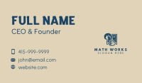 Quill Ink Writer Business Card Image Preview