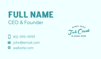 Fashion Clothing Brand Wordmark Business Card Image Preview