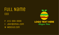 Colorful Organic Hamburger Business Card Image Preview