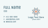 Snowflake Cooling Ventilation Business Card Image Preview