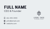 Law Firm Scale Business Card Design