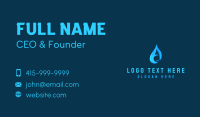 Water Droplet Letter A Business Card Image Preview