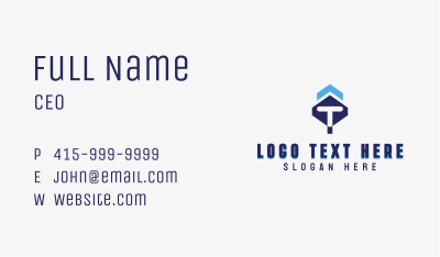 Logistics Business Letter T Business Card Image Preview