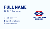 Rugby Ball Eye Business Card Image Preview