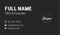 Vintage Brand Company Business Card Image Preview