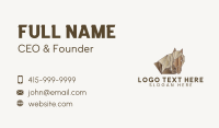 Geometric Brown Horse Business Card Image Preview