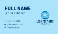 Blue Anchor Waves  Business Card Design