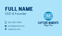 Blue Anchor Waves  Business Card Image Preview