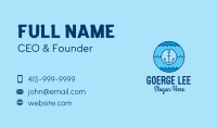 Blue Anchor Waves  Business Card Image Preview