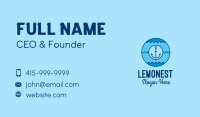 Blue Anchor Waves  Business Card Image Preview
