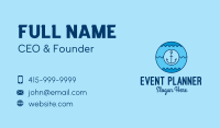 Blue Anchor Waves  Business Card Image Preview