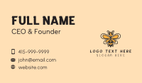 Yellow Wild Honeybee Business Card Image Preview