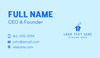 Blue Home Click Business Card Preview