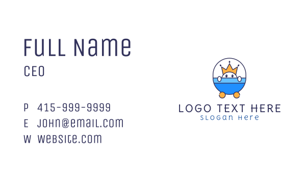 Baby Prince Apparel  Business Card Design Image Preview