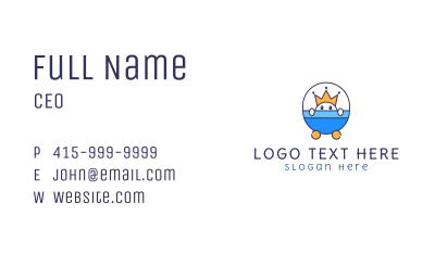 Baby Prince Apparel  Business Card Image Preview