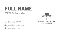 Mechanic Engine Oil Funnel Business Card Image Preview