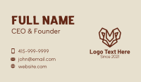 Minimalist Goat Head  Business Card Image Preview