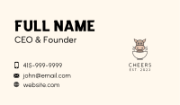 Beef Soup Mascot Business Card Image Preview