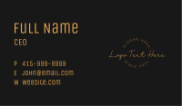 Classy Signature Badge Business Card Image Preview