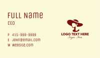 Retro Floppy Hat Business Card Image Preview