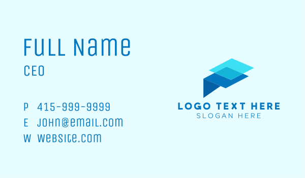 Tech Programming Letter F  Business Card Design Image Preview