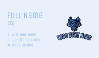 Blue Wolf Esports Business Card Image Preview