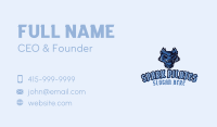 Blue Wolf Esports Business Card Image Preview