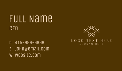 Luxury Artisan Scissors Business Card Image Preview