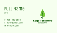 Forest Leaf Park Business Card Image Preview