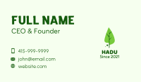 Forest Leaf Park Business Card Image Preview