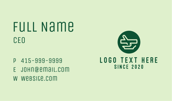 Green Apothecary Business Card Design Image Preview