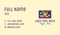 Mosaic Camera Lettermark Business Card Image Preview