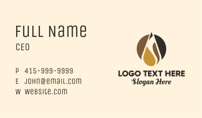 Healing Oil Extract Business Card