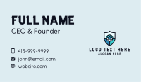 Soccer Ball Shield Business Card Image Preview