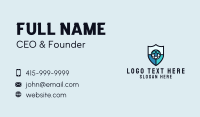 Soccer Ball Shield Business Card Preview