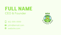 Trash Bin Garbage Sanitation Business Card Design