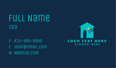 Spray Paint House Business Card Image Preview