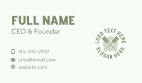 Green Gardening Shovel Business Card Image Preview