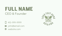 Green Gardening Shovel Business Card Image Preview