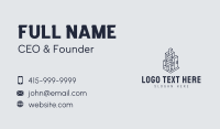 Geometric Building City  Business Card Image Preview