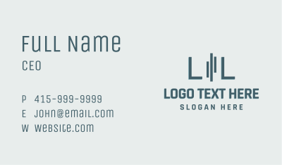 Consultancy Business Letter Business Card Image Preview
