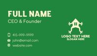 Green Frog House Business Card Design