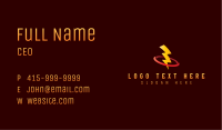 Lightning Bolt Power Business Card Image Preview