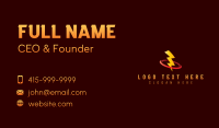 Lightning Bolt Power Business Card Preview