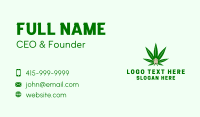 Medicinal Female Marijuana Business Card Image Preview