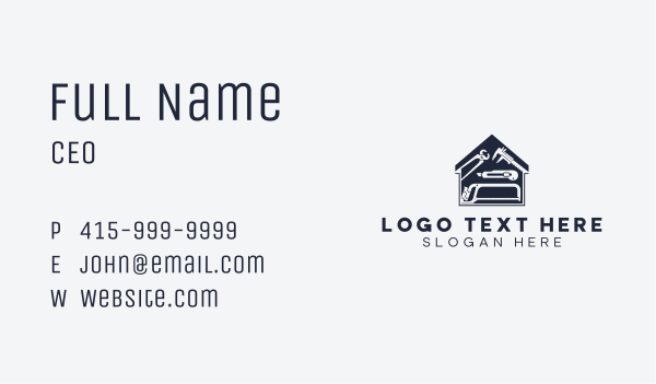 Carpentry Hardware Tools Business Card Design Image Preview