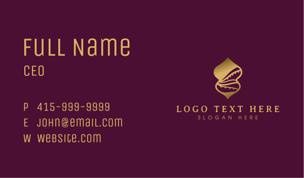 Premium Gourd Brand Business Card Design Image Preview